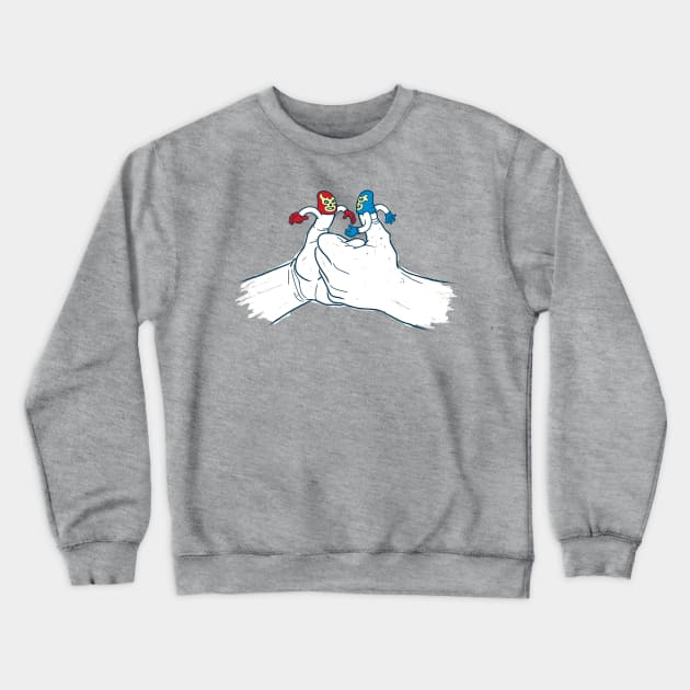 Mexican Thumb Wrestling Crewneck Sweatshirt by tomburns